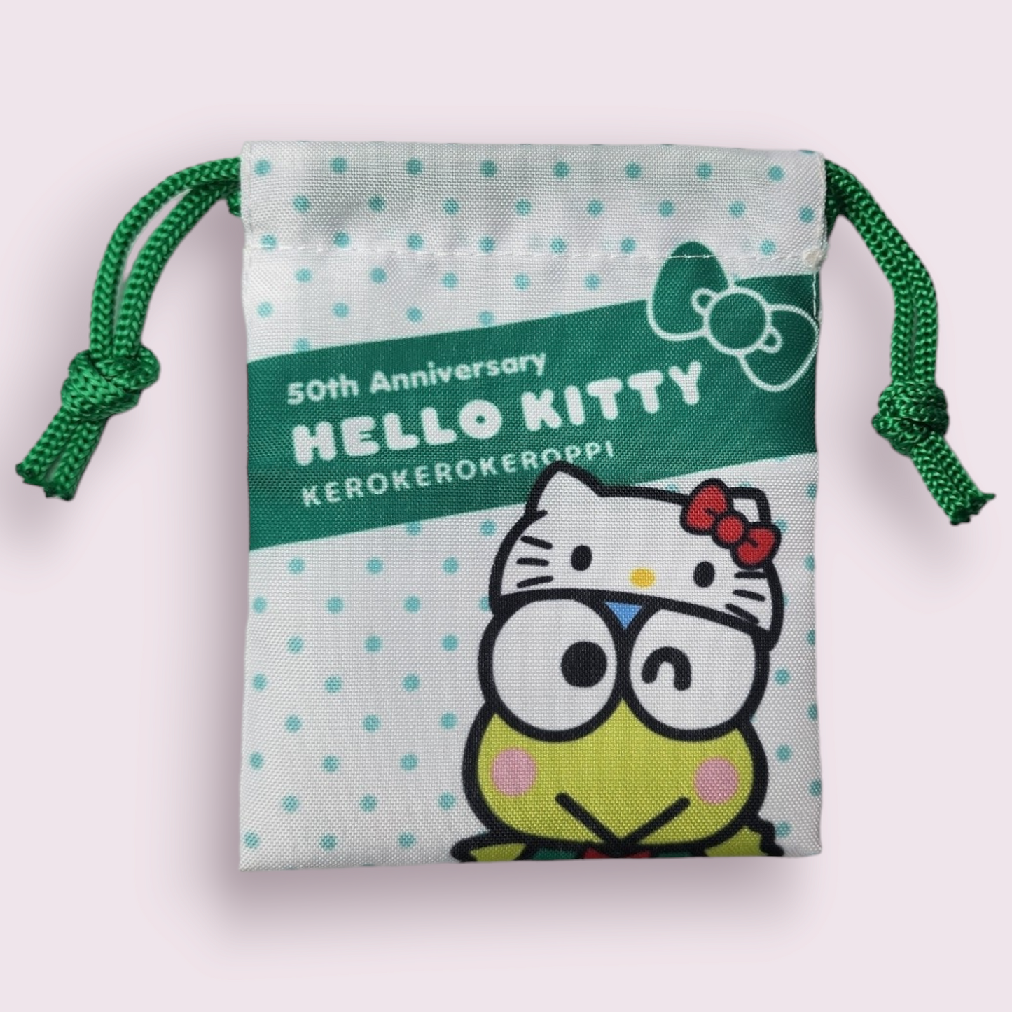 Keroppi Mini Drawstring (50th Anniversary Collectible)