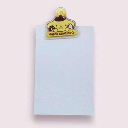 Pompompurin Notepad & Paperclip Bundle