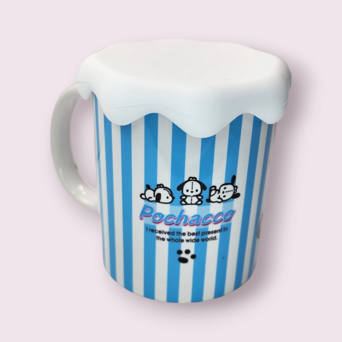 Pochacco Mug with Silicone Lid