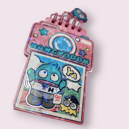 Hangyodon Fishman Pink Spiral Notepad