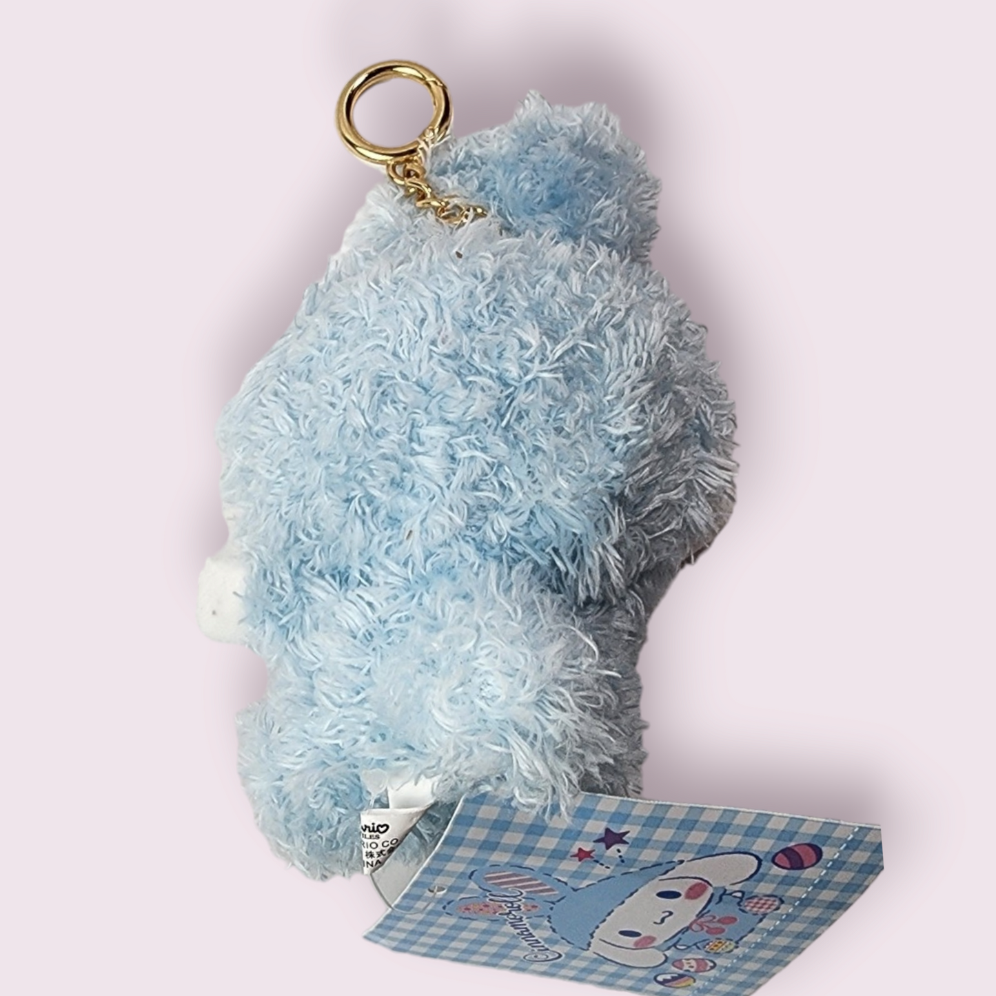 Cinnamoroll Fuzzy Bunny Plush Keychain