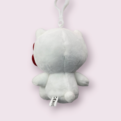 Polar Bear Hello Kitty Keychain Plush