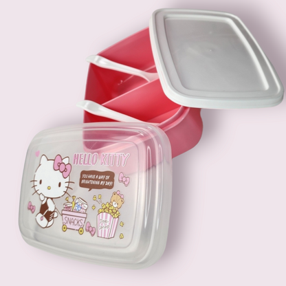 HK Pink & White 5pc Bento Box Set