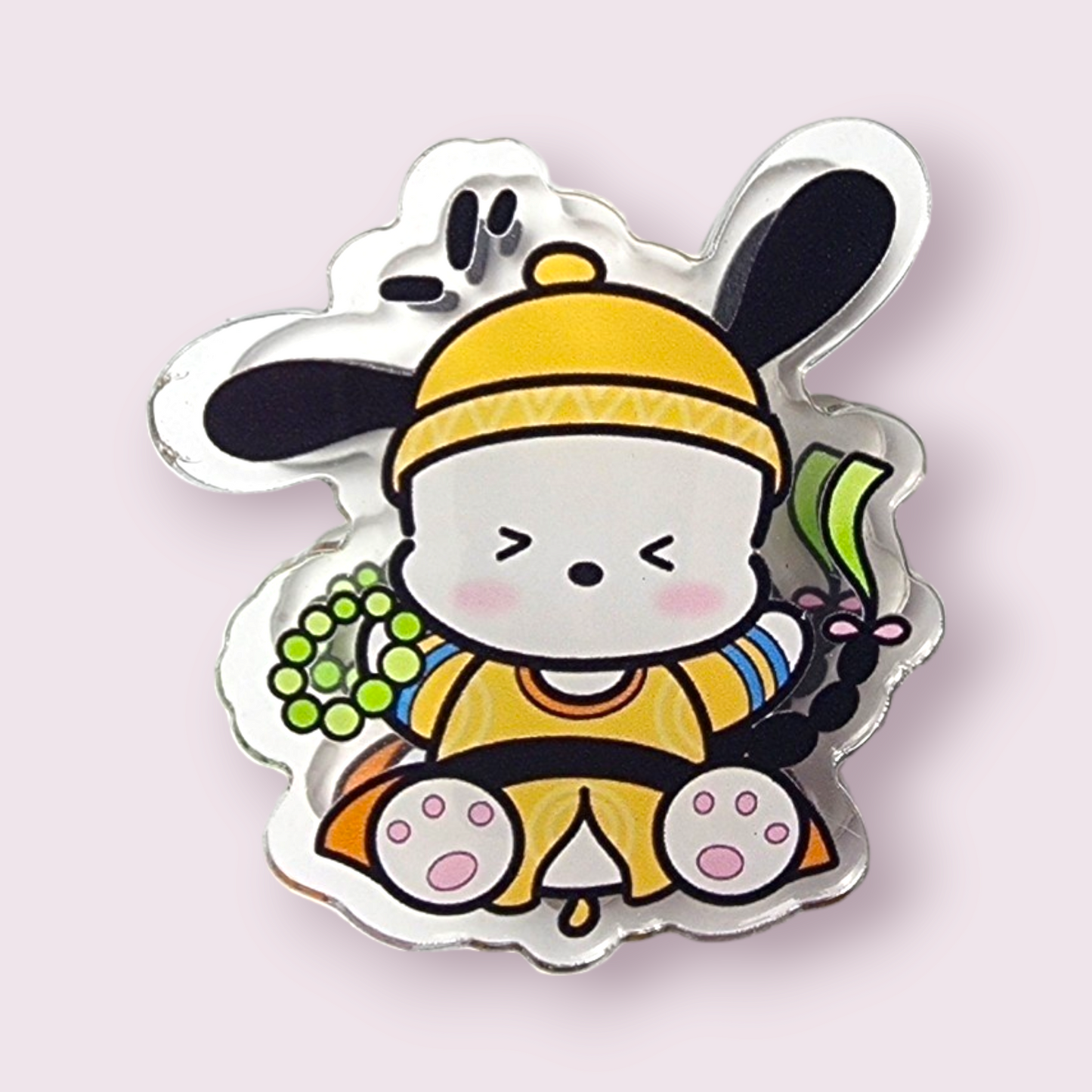 Pochacco Legend of Zhen Huan Samurai Acrylic Paper Clip