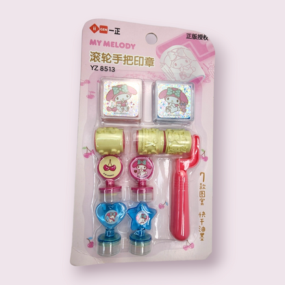 My Melody Roller Stamp Set