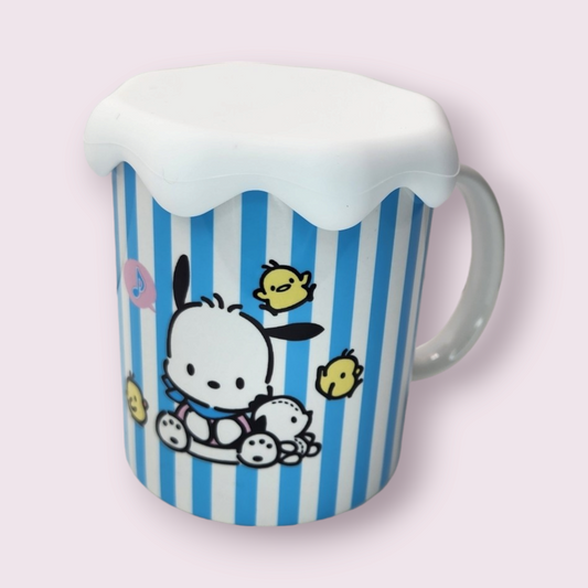 Pochacco Mug with Silicone Lid