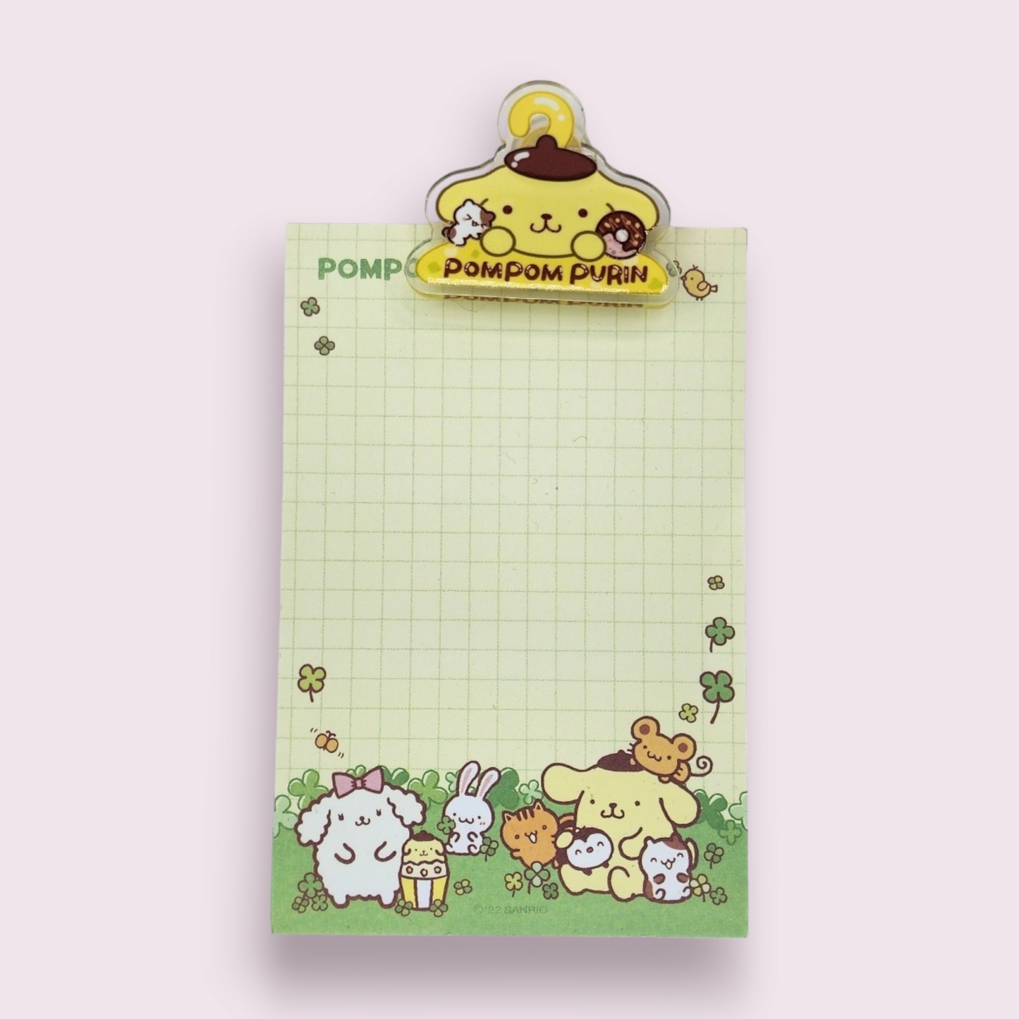 Pompompurin Notepad & Paperclip Bundle