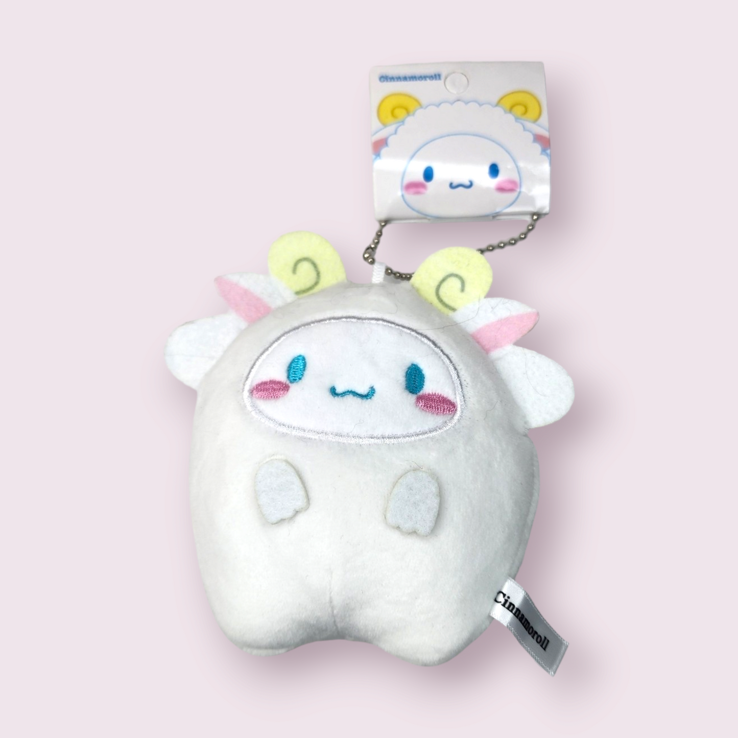 Cinnamoroll Ram Costume Plush Keychain