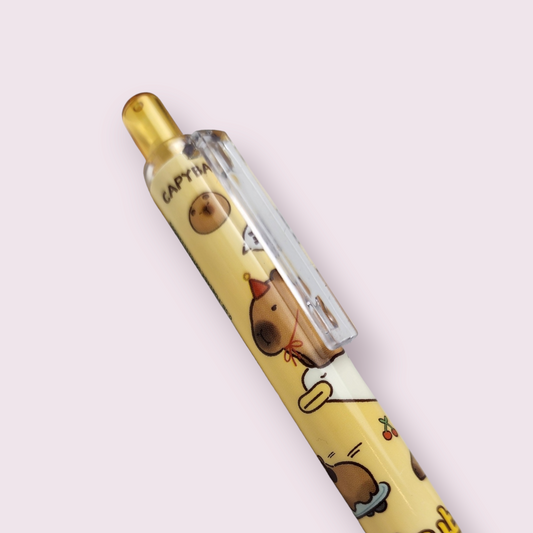 Capybara Comfort Grip Gel Pen