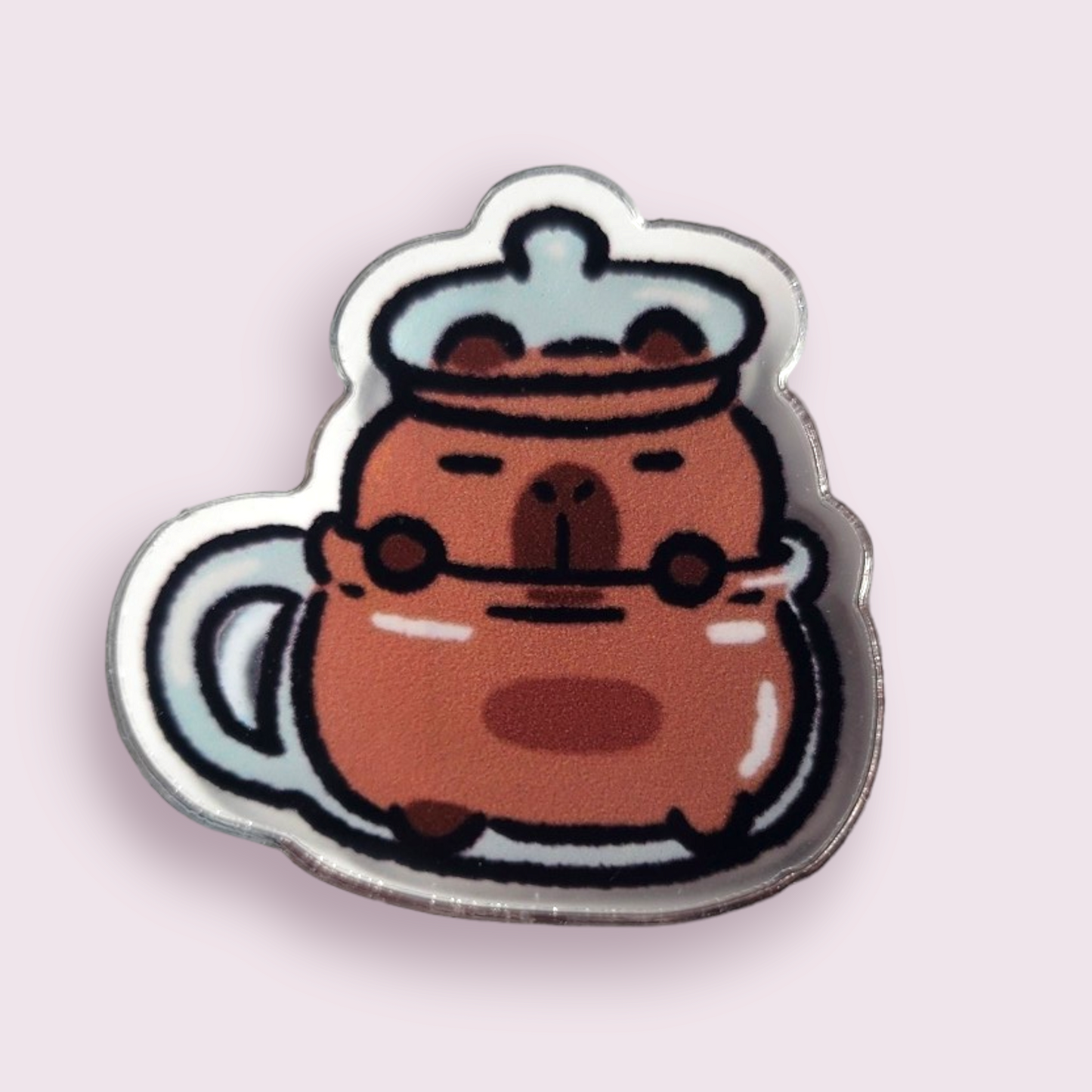 Capybara Clear Mug Paper Clip