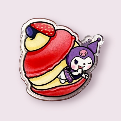 Kuromi Macaroon Paper Clip