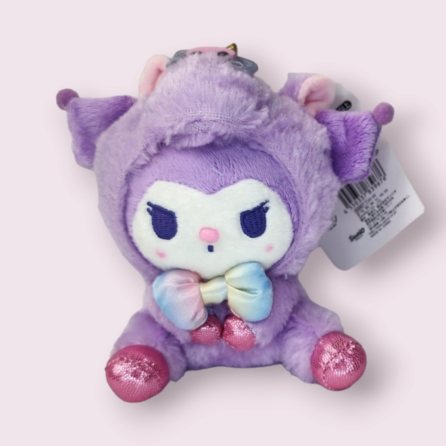 Kuromi Unicorn Purple Keychain Plush