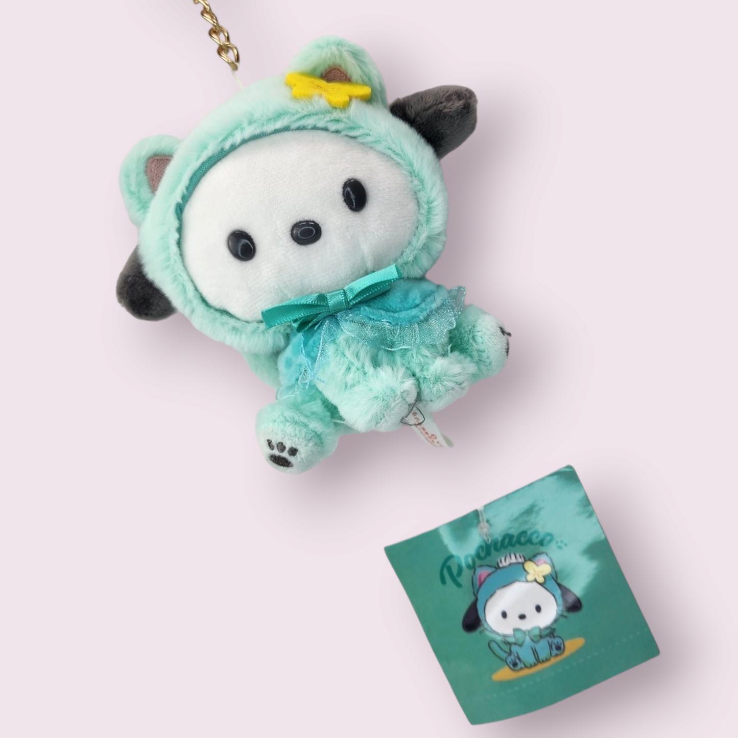 Pochacco Cat Plush Keychain