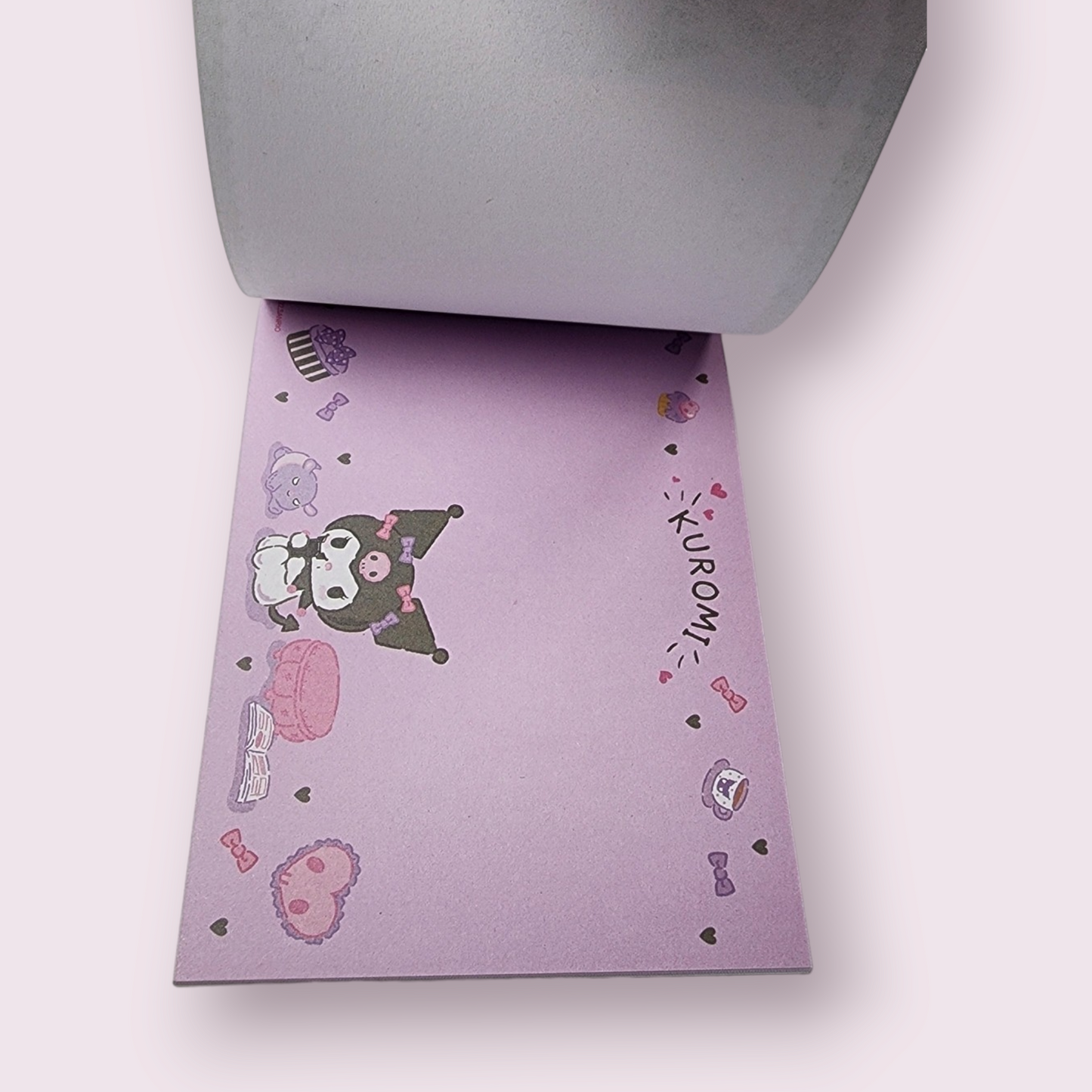 Kuromi Teacup Memo Notepad with Colorful Pages