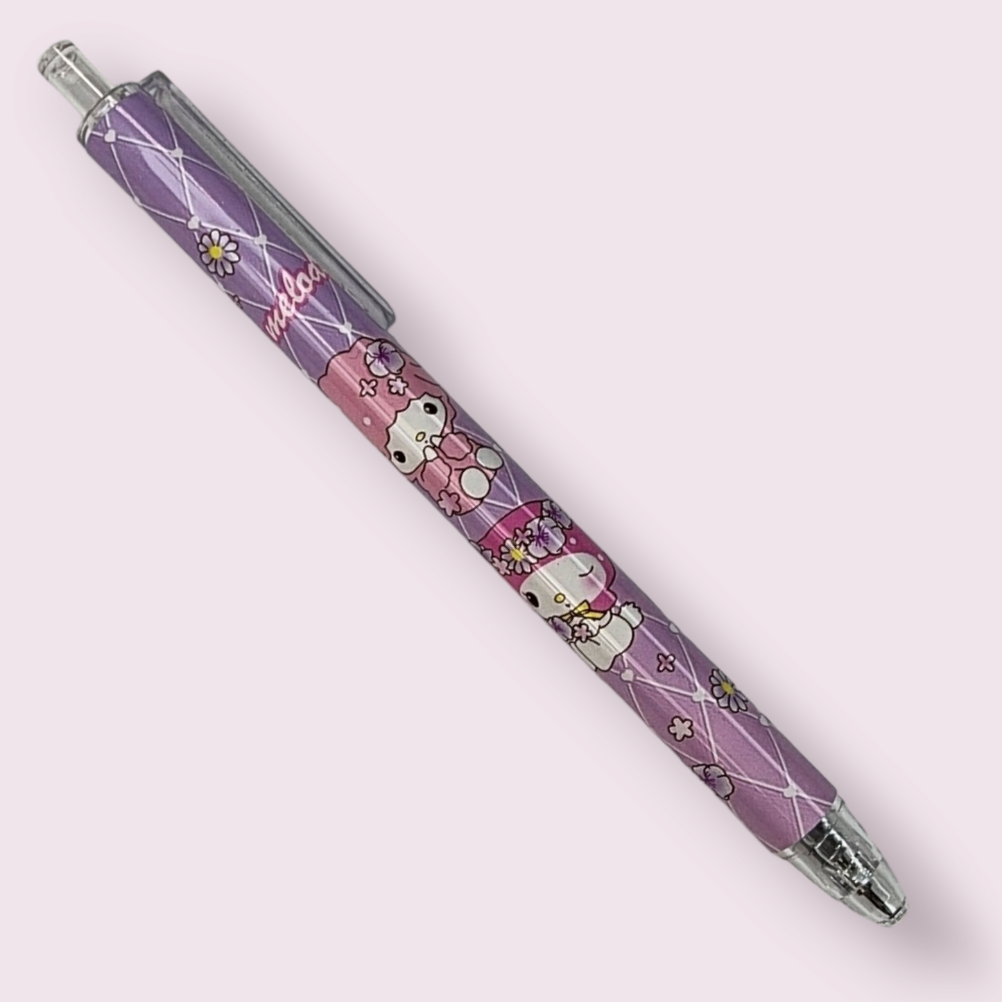 My Melody & Piano Purple Knife Pen