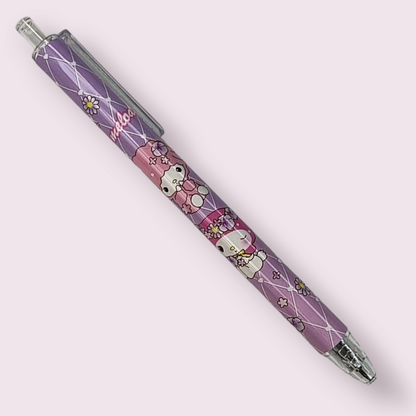 My Melody & Piano Purple Knife Pen