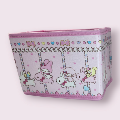 Melody Carousel Small Fabric Desktop Storage Box