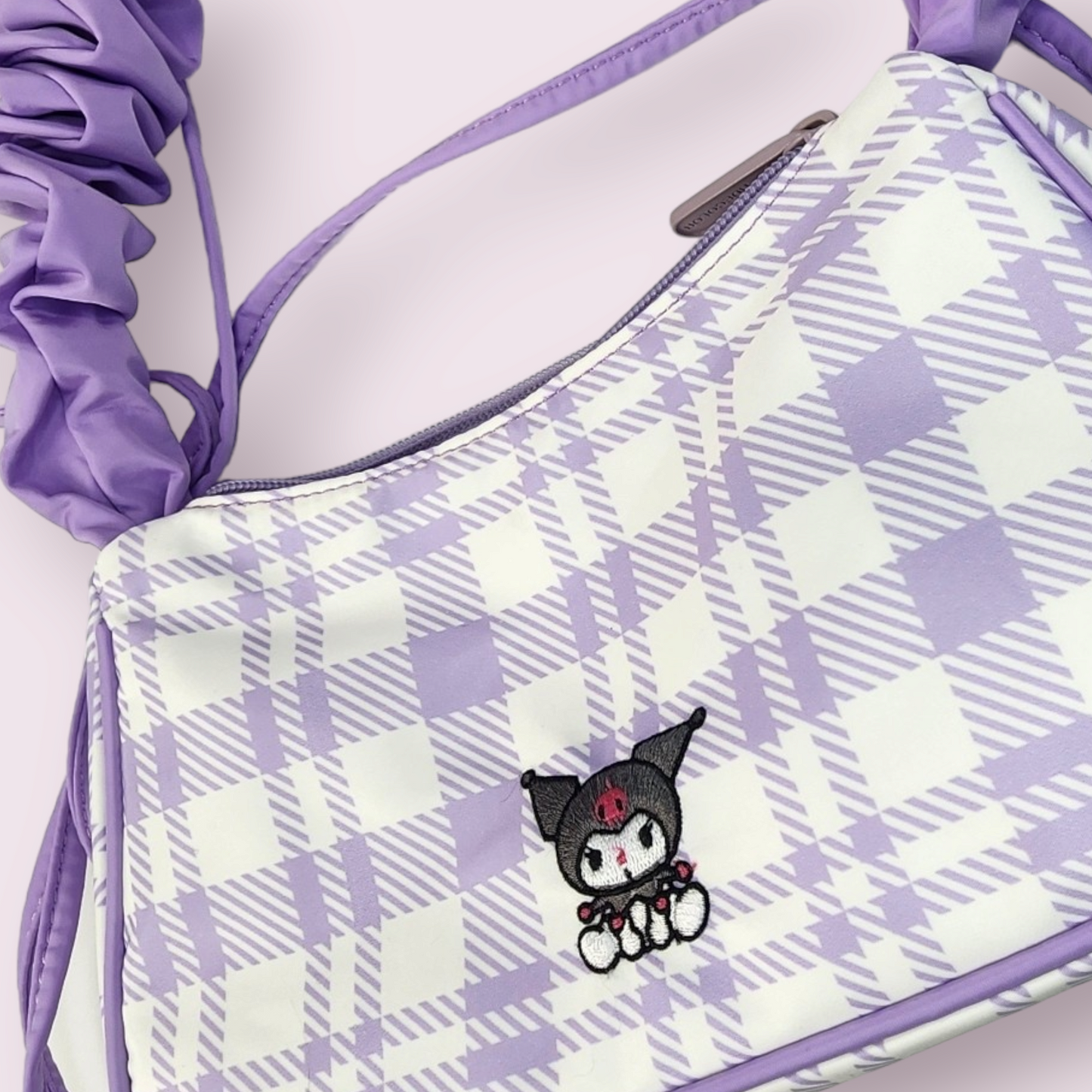 ZGO Tidecolor Kuromi Plaid Purse