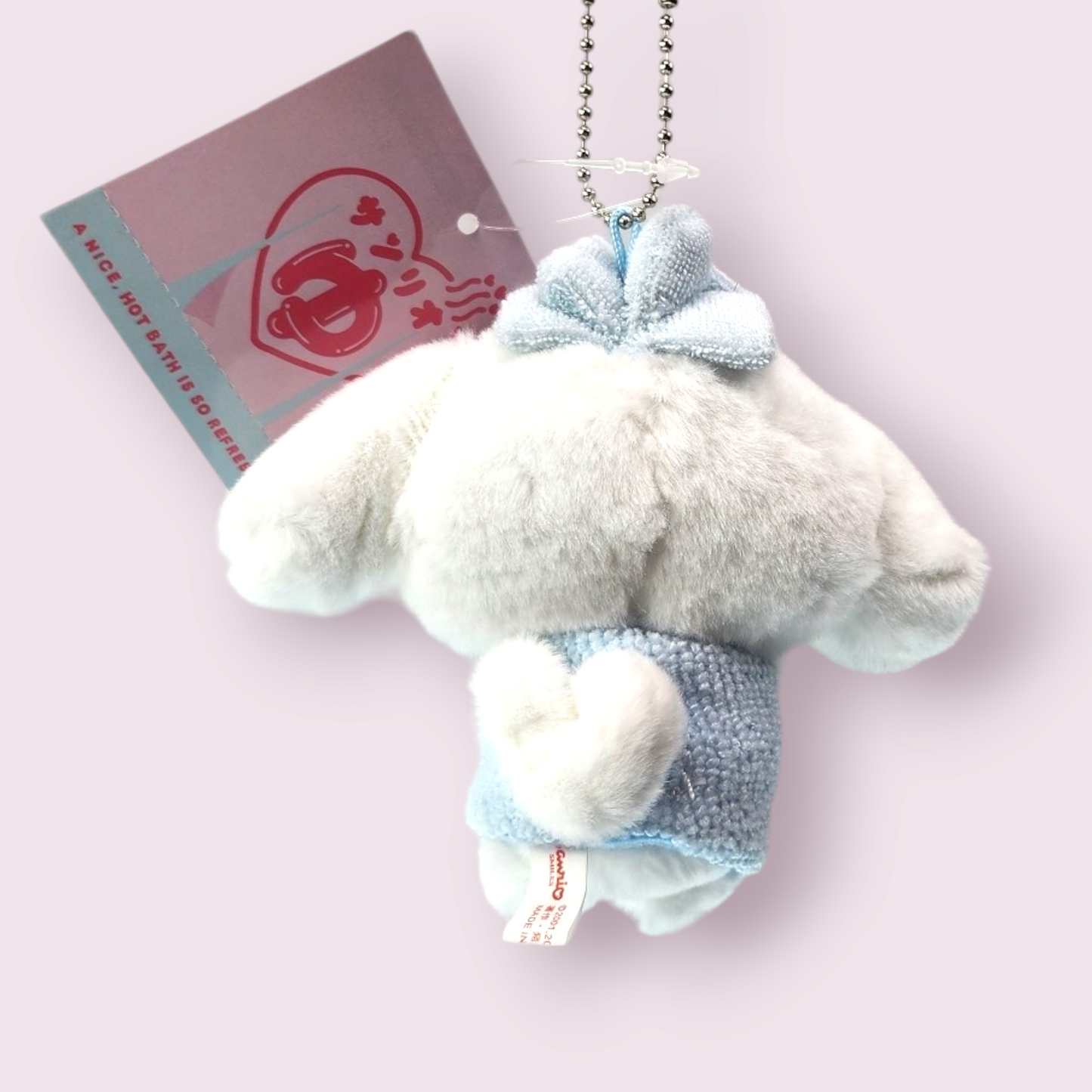 Bath Towel Cinnamoroll Plush Keychain