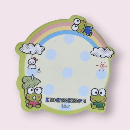 Keroppi Sticky Notes with Paperclip