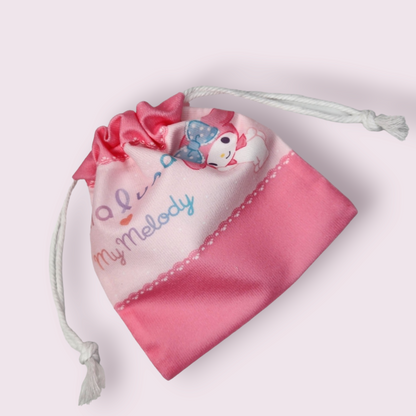 Small My Melody Soft Drawstring Bag