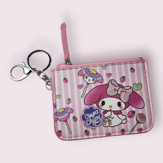 My Melody Chupa Chups Keychain Wallet