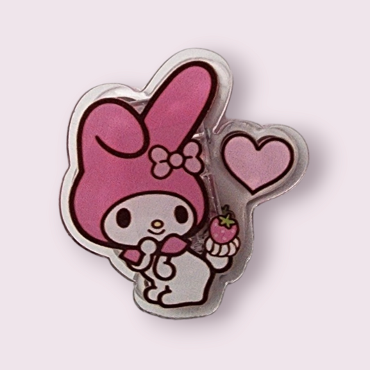 My Melody Heart Paper Clip