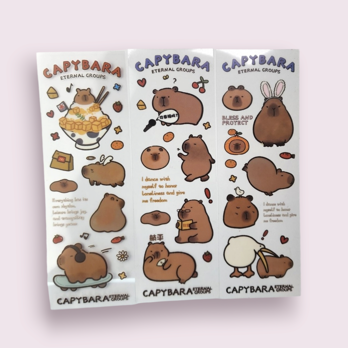 10pc Capybara Stationary Bundle w/ Lucky Charm