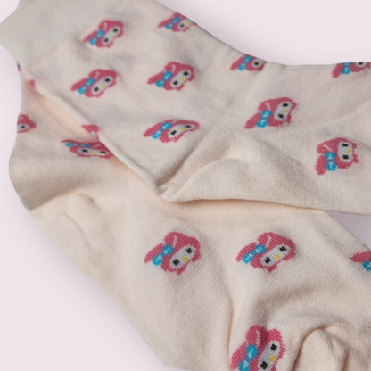 My Melody Pink Crew Socks