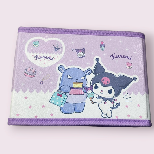 Kuromi Fabric Desktop Storage Box