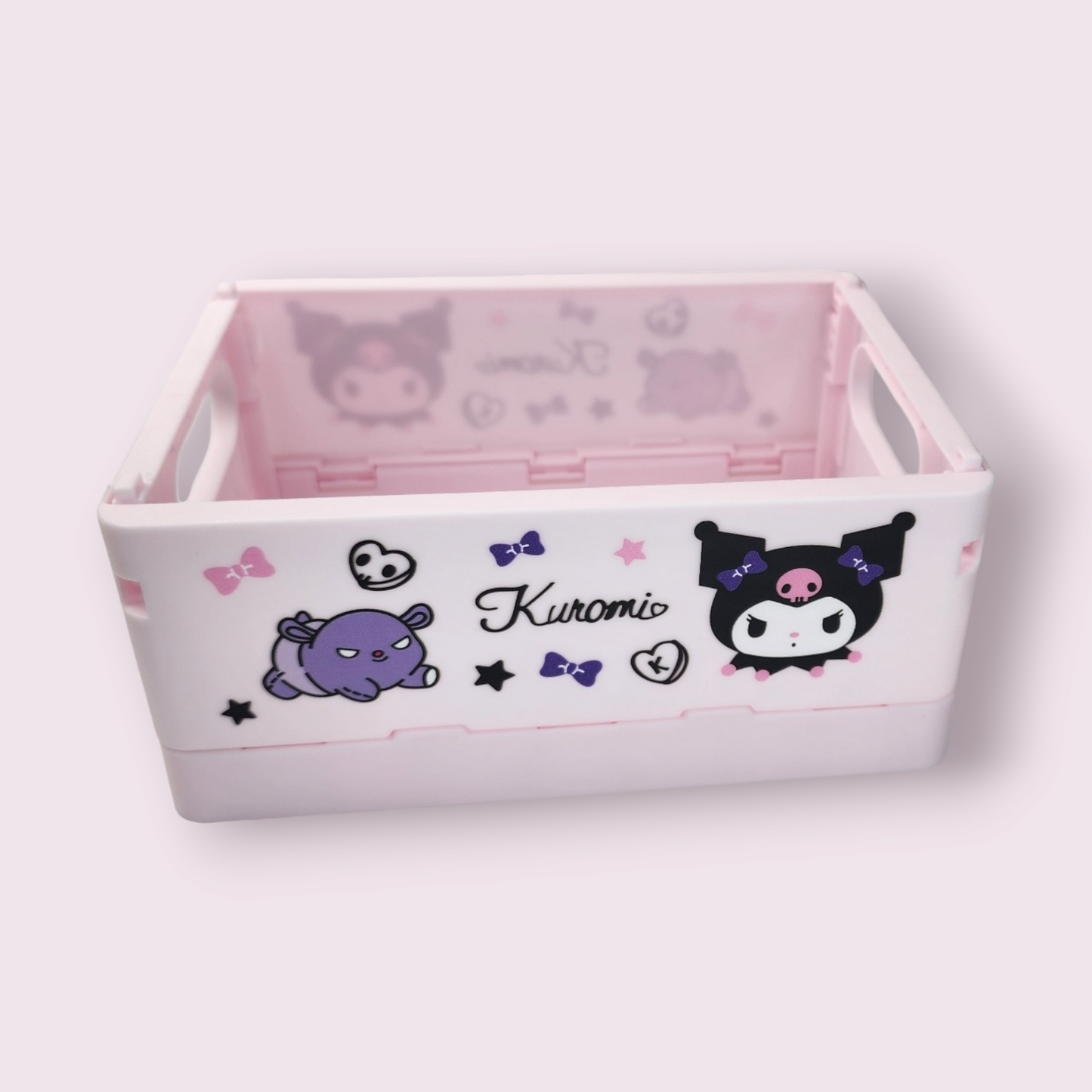 Kuromi & Baku Stackable Plastic Storage Box