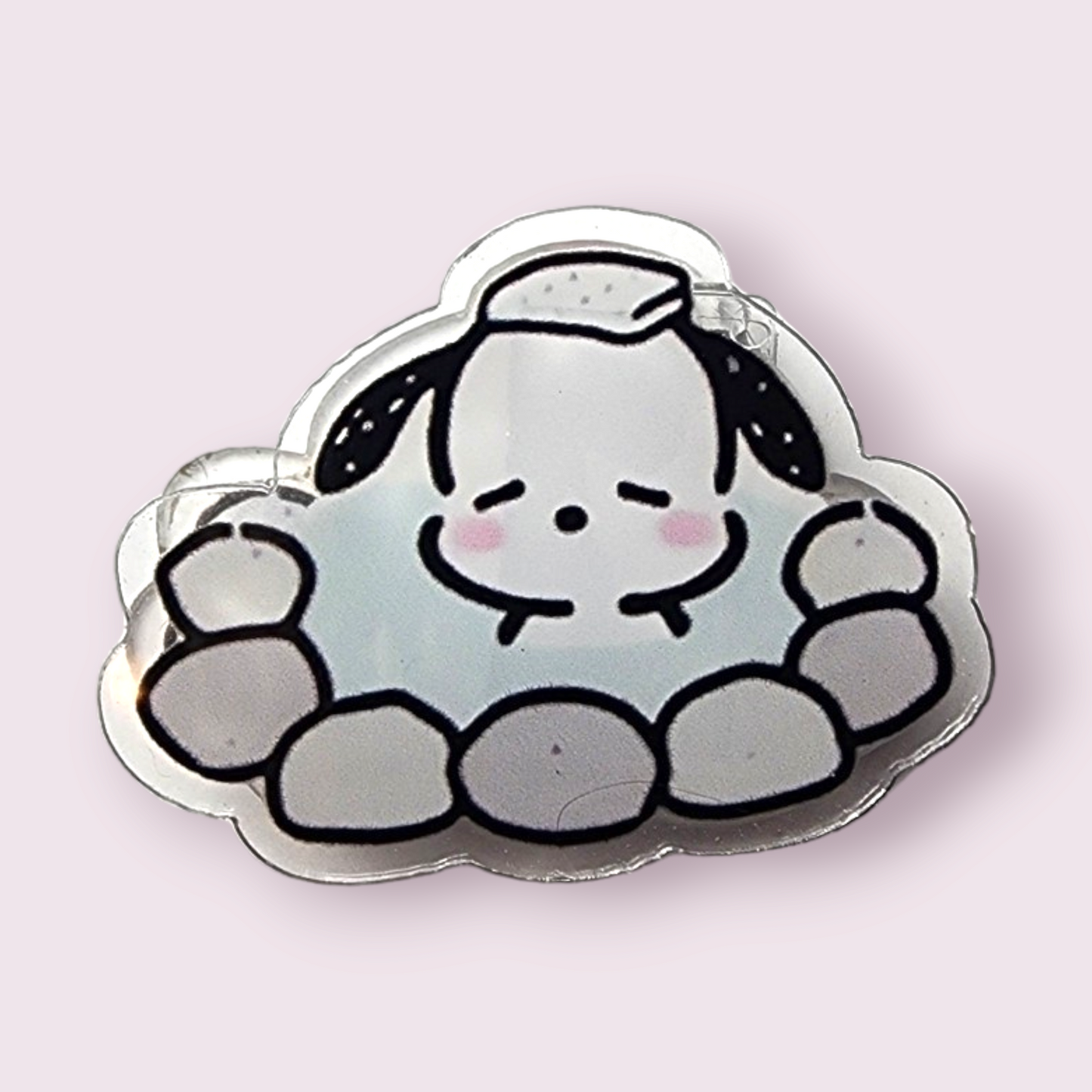 Pochacco Hot Springs Acrylic Paper Clip