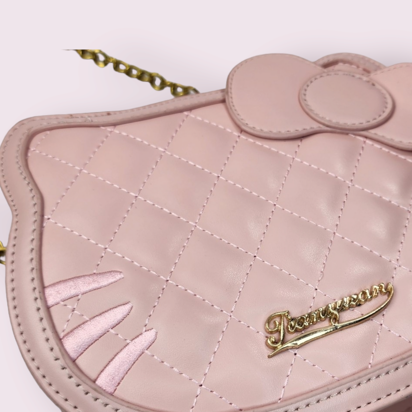 HK Rose Gold Face Purse