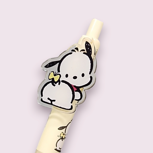 Pochacco Yellow Bow Custom Acrylic Gel Pen