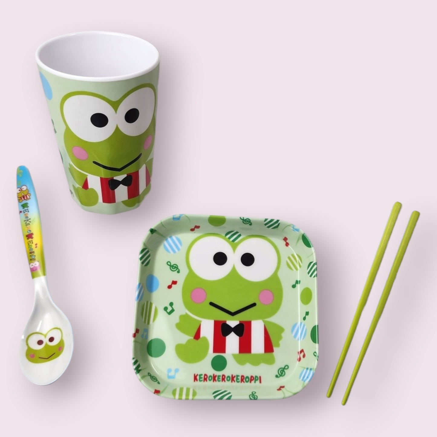 Keroppi Plastic Dinner Set