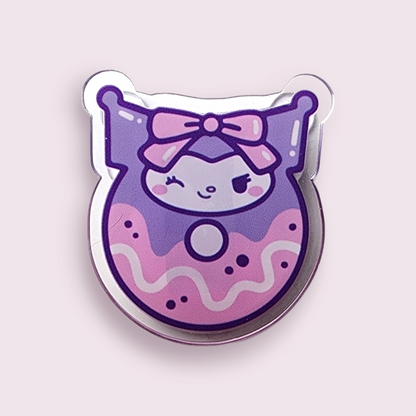 Kuromi Donut Paper Clip