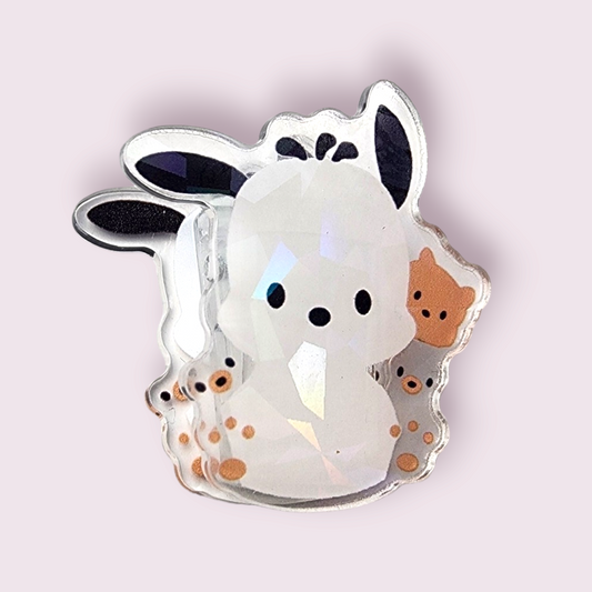 Pochacco Sparkle Acrylic Paper Clip