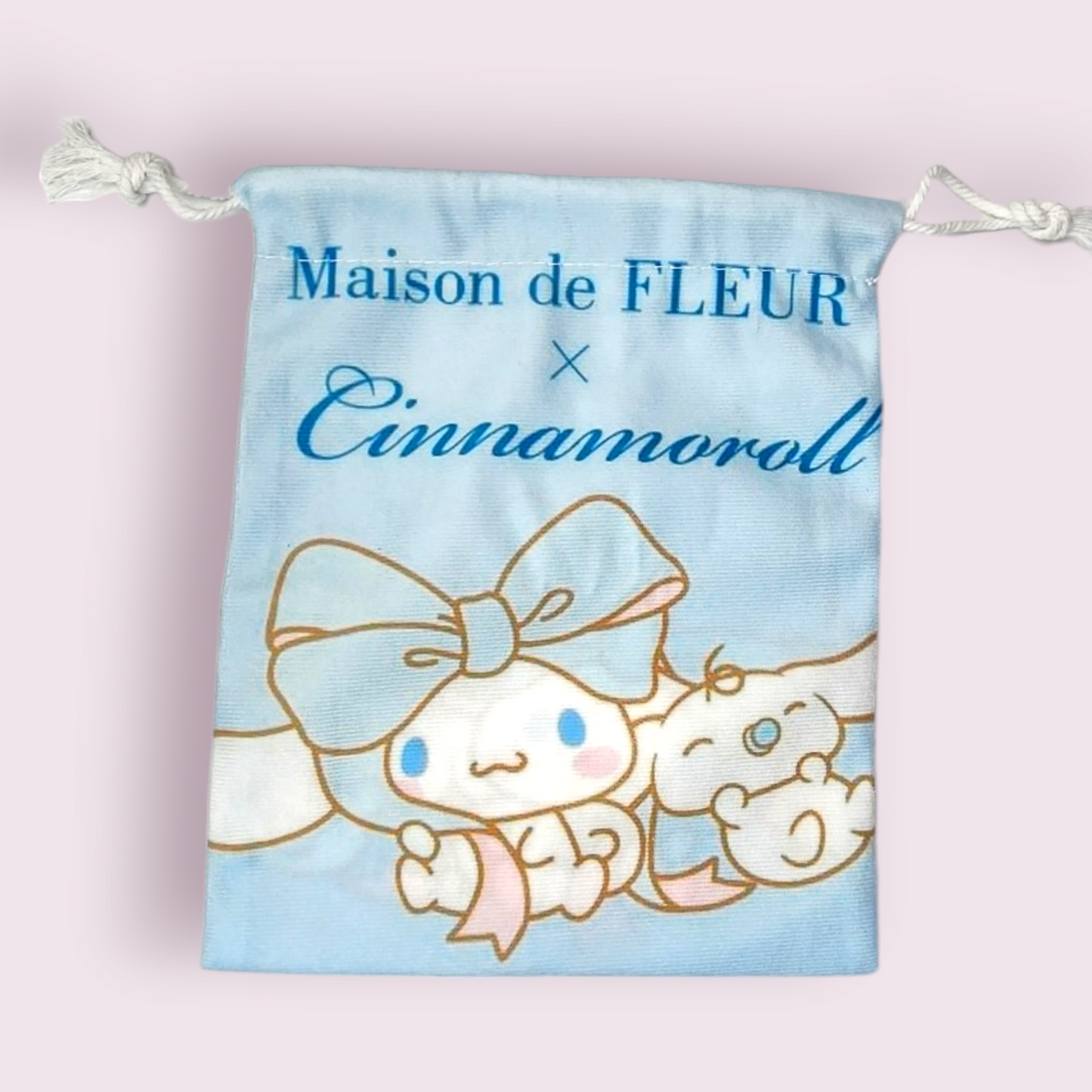 Medium Cinnamoroll & Milk Soft Drawstring Bag