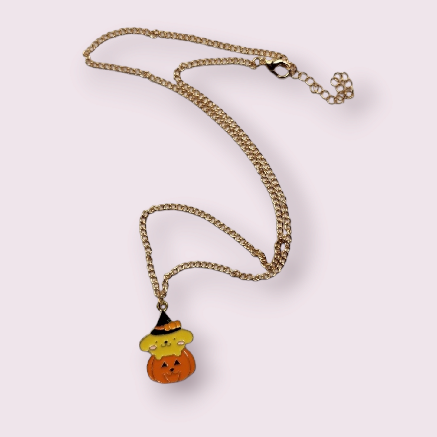 Pompompurin Halloween Necklace