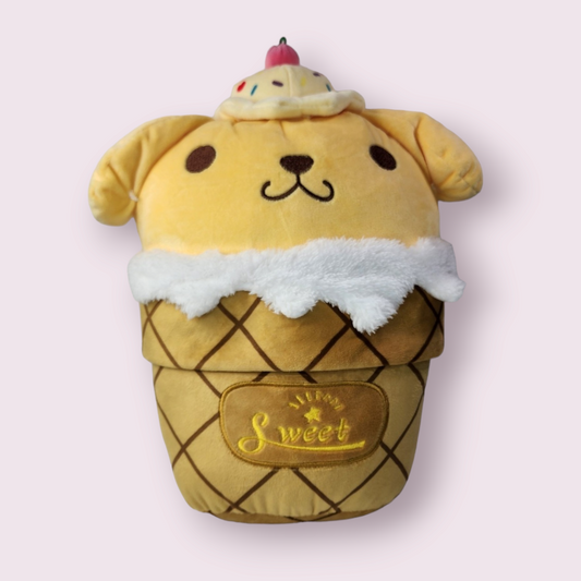 Pompompurin Ice Cream Cone Plush