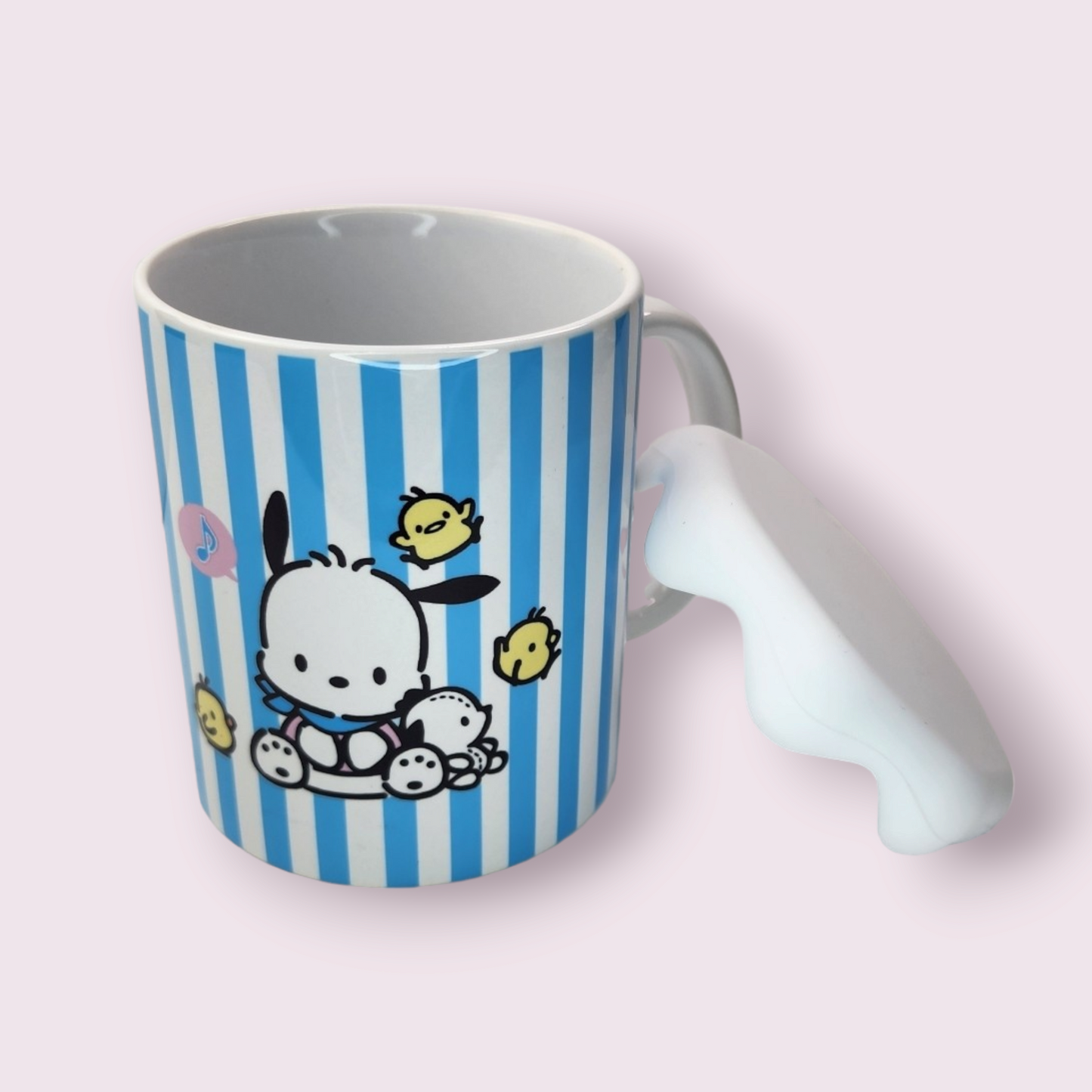 Pochacco Mug with Silicone Lid