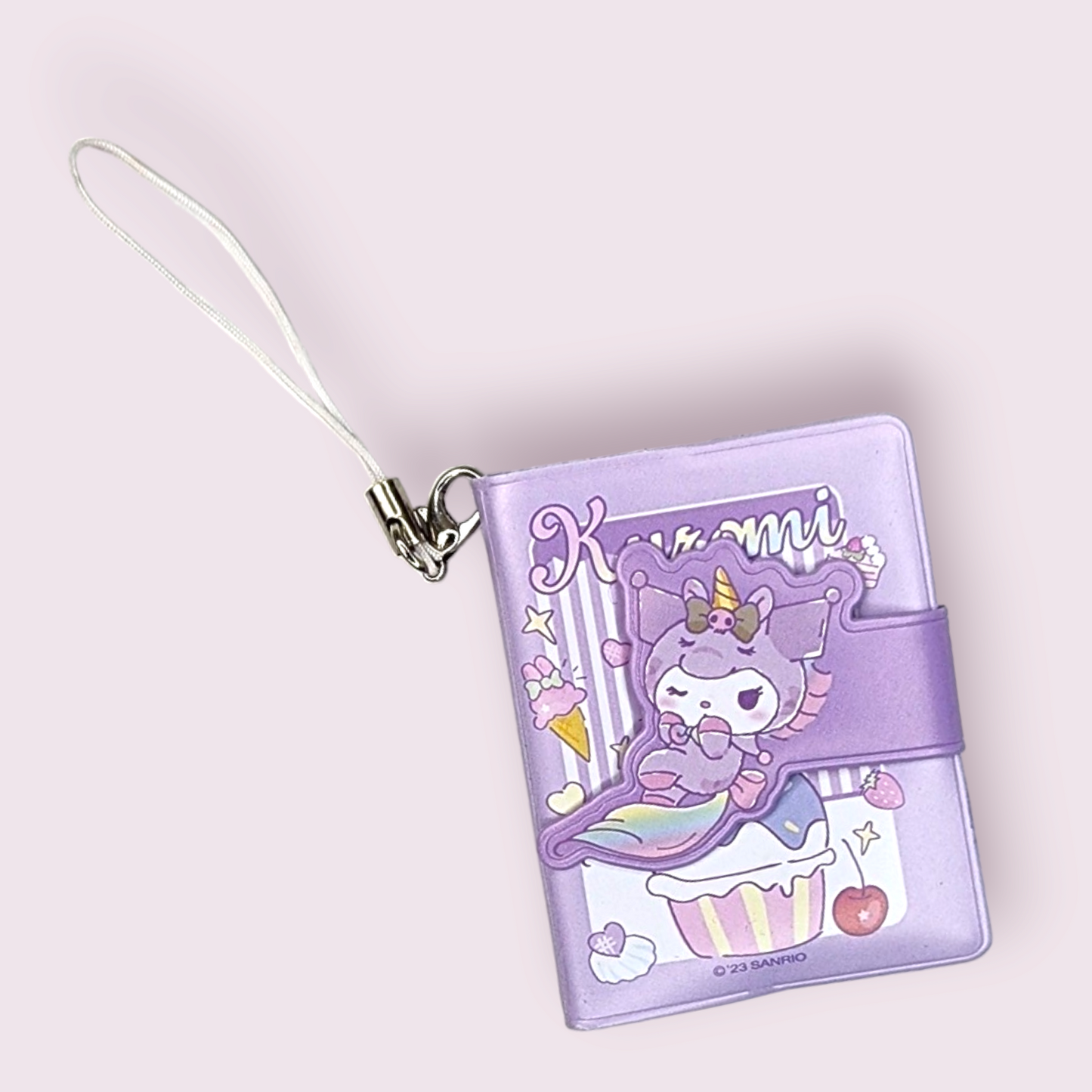 Kuromi Unicorn Mini Keychain Notepad - Tailwind Treasures