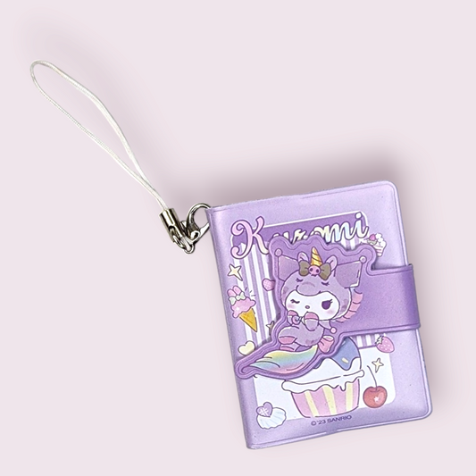 Kuromi Unicorn Mini Keychain Notepad