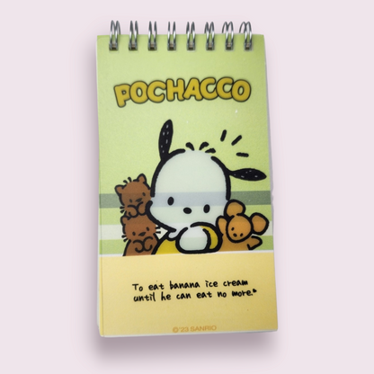 Pochacco Lined Spiral Notepad