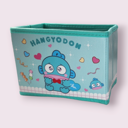 Hangyodon Fishman Bowtie Small Fabric Desktop Storage Box