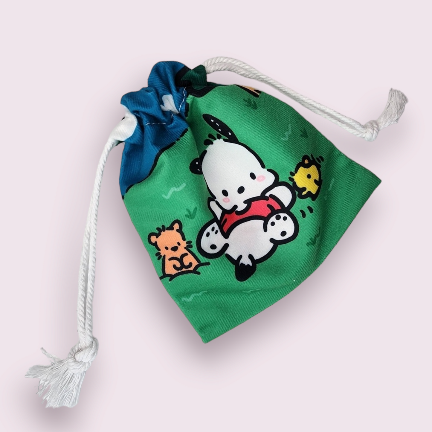 Small Pochacco Creatures Soft Drawstring Bag