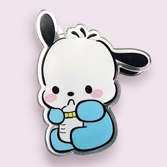 Pochacco Baby Larger Acrylic Paper Clip