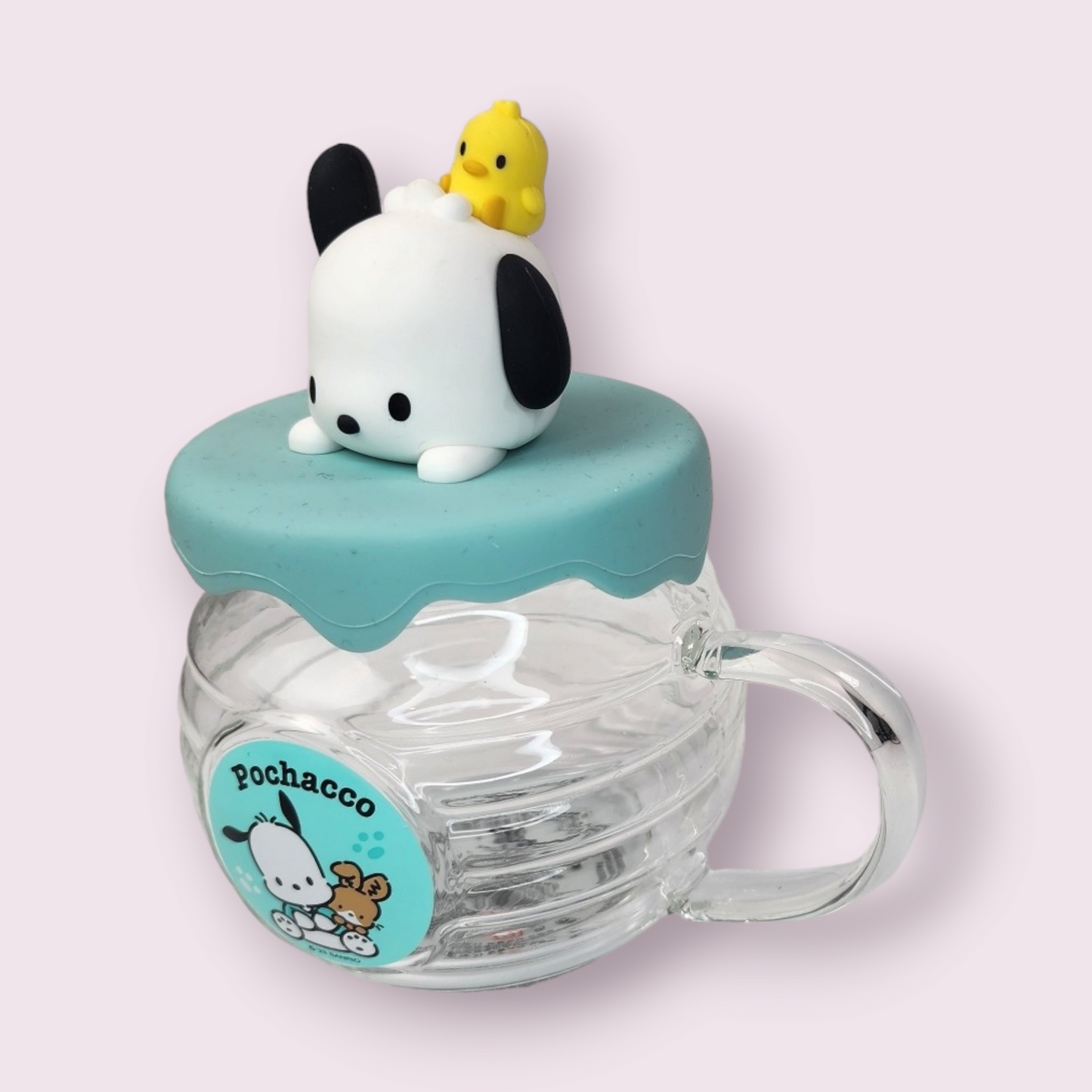 Pochacco Honey Jar Design Glass with Lid