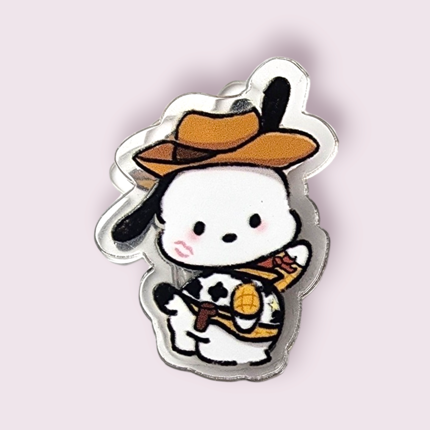 Pochacco Cowboy Acrylic Paper Clip