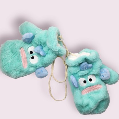 Hangyodon Fishman Soft Fuzzy Mittens